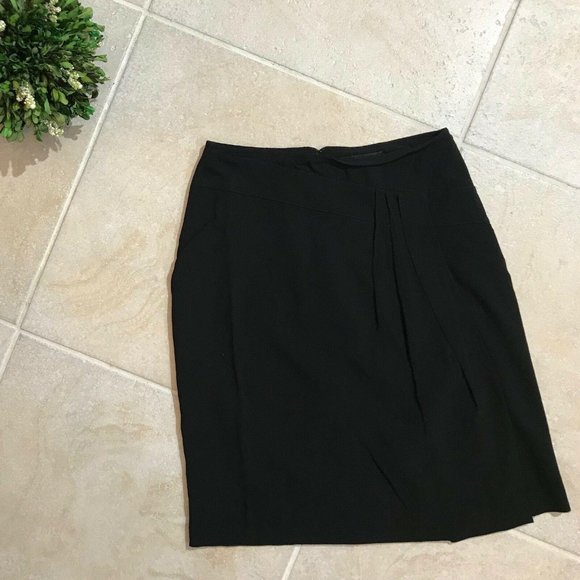 INC International Concepts Black Skirt Size 2 181 - Picture 1 of 6
